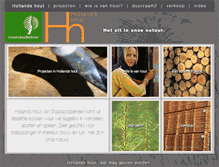 Tablet Screenshot of hollands-hout.com